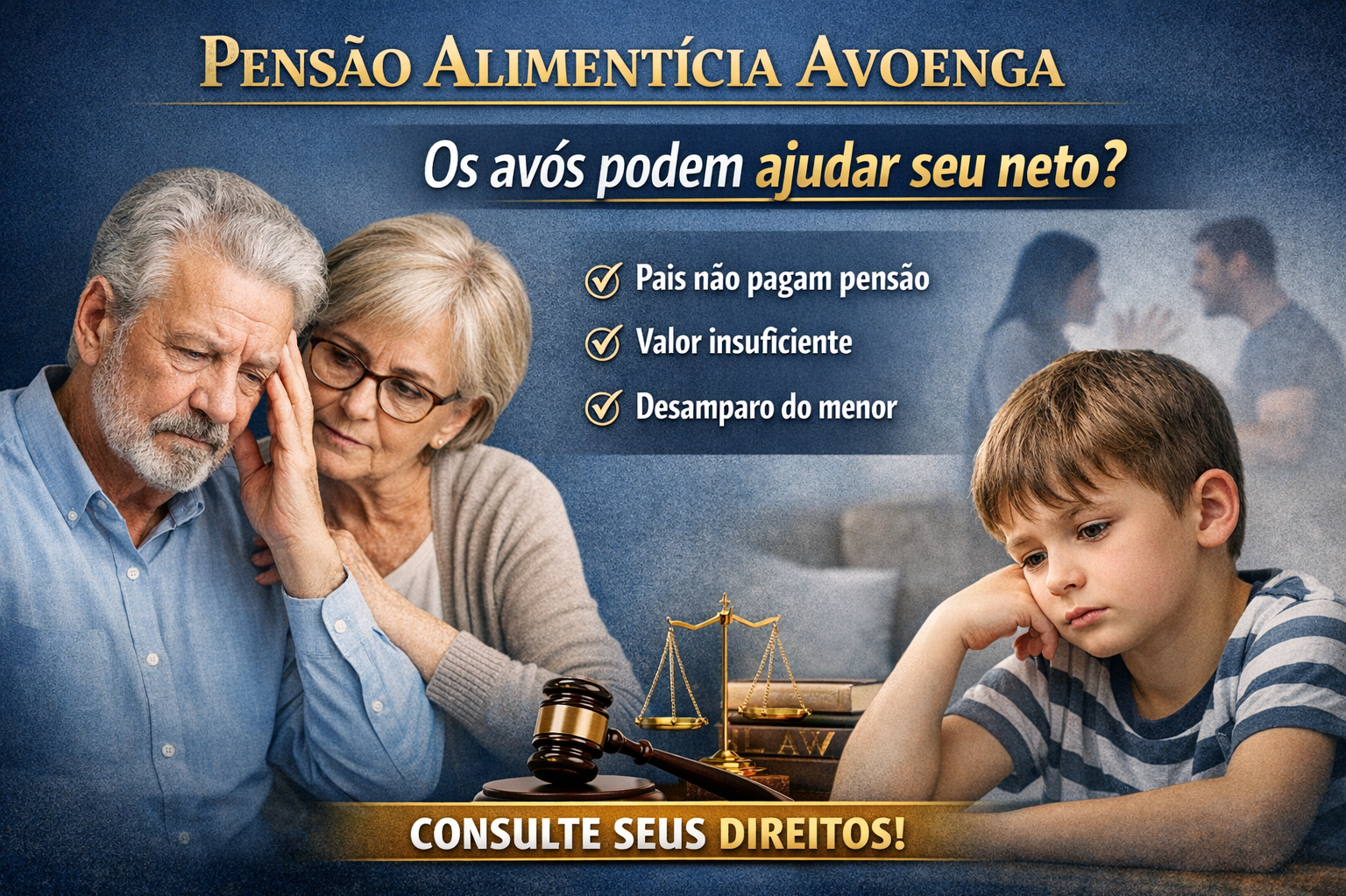 Leia mais sobre o artigo Pensão Alimentícia Avoenga: Quando os Avós Podem ser Obrigados a Pagar Alimentos?